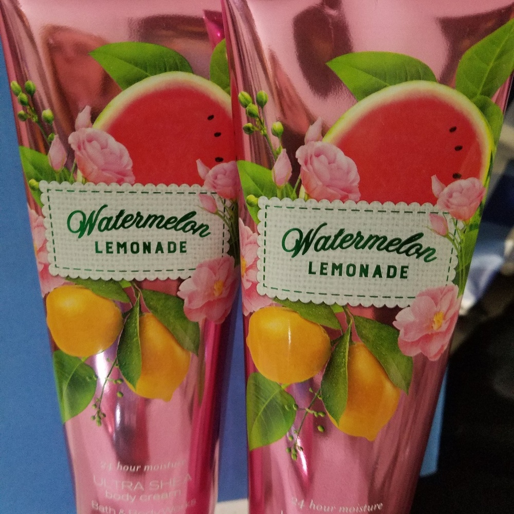 COPY - Bath Body Works 2 WATERMELON LEMONADE Body Creams